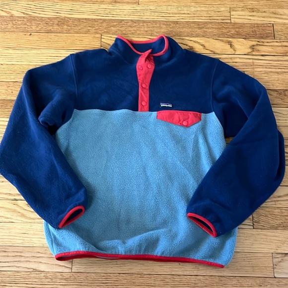 Patagonia Kids' Lightweight Synchilla® Snap-T® Fleece Pullover Sz XXL
